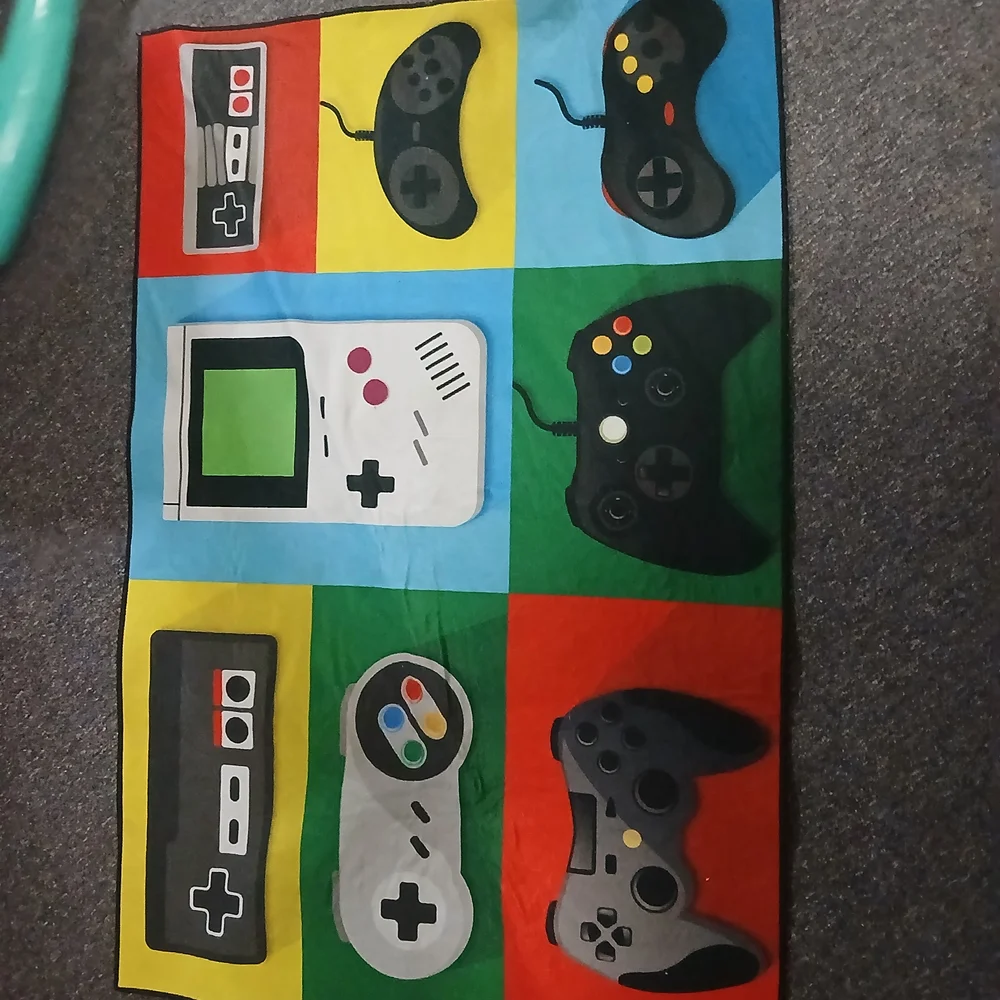 Colorful Gaming Console Rug - Picture 1 of 1